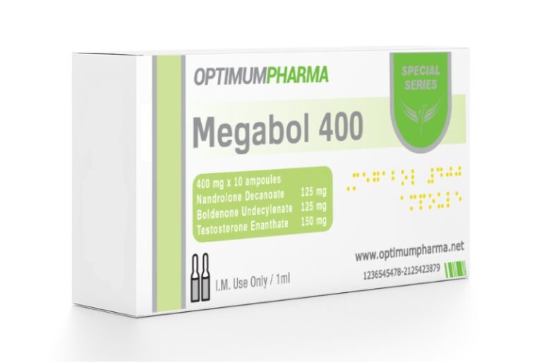OptimumPharma Megabol 400 Nandrolone Decanoate 125 Mg Boldenone Undecylenate 125 Mg Testosterone Enanthate 150 Mg 400 Mg x 10 ampules