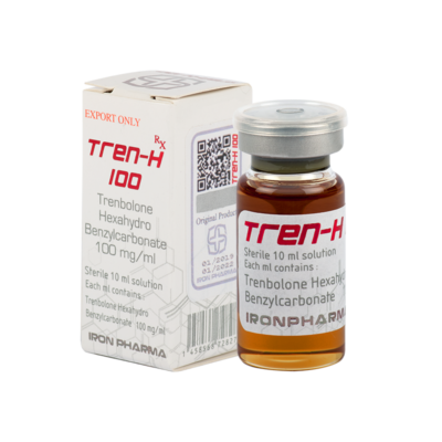 Ironpharma Tren-h 100 Trenbolone Hexahydrobenzylcarbonate 100mg/ml (Parabolan)