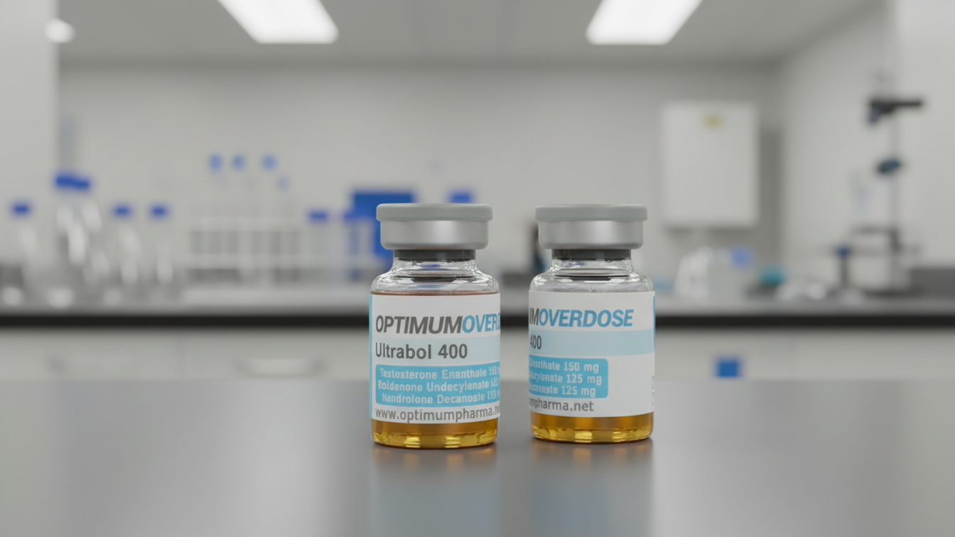 OptimumPharma ultraviolet megabol 400 Nandrolone Decanoate 125 Mg Boldenone Undecylenate 125 Mg Testosterone Enanthate 150 Mg 400 Mg 10 cc vial 10ml