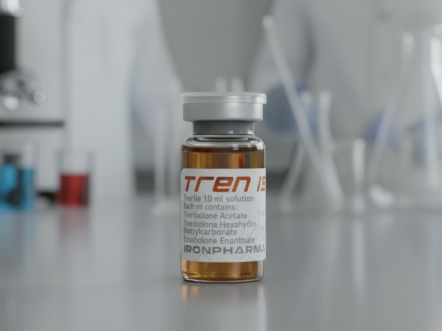 Ironpharma Tren 150 Trenbolone Acetate, Enanthate, Hexahydrobenzylcarbonate (parabolan) 150mg/ml