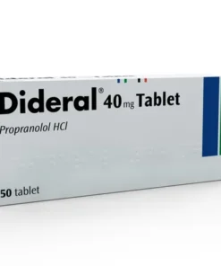 Propranolol - Dideral - read description for usage purposes- shipped via different box or without box