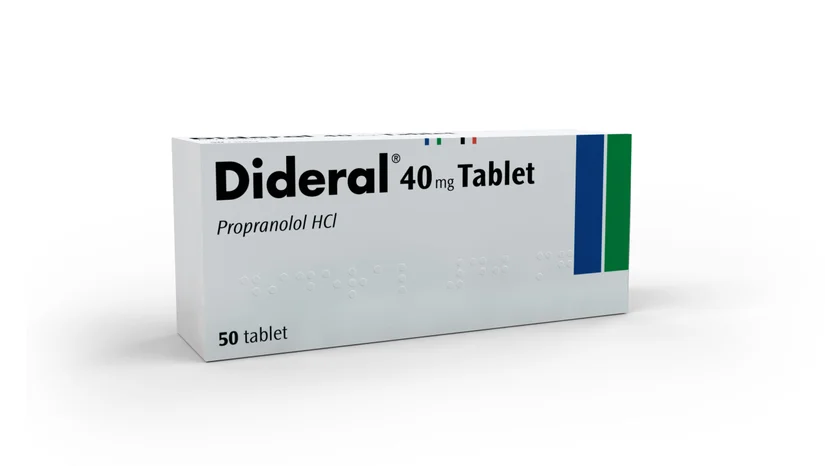 Propranolol - Dideral - read description for usage purposes- shipped via different box or without box